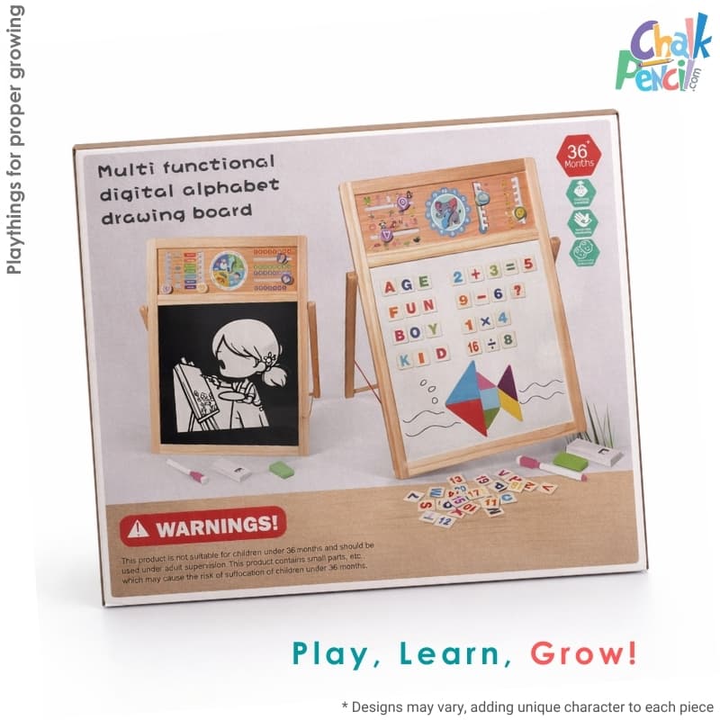 Kids Educational Study Board with Arabic Letters