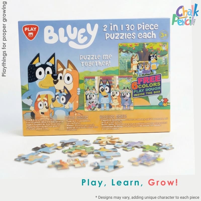 Bluey 2 in 1 Puzzle Box