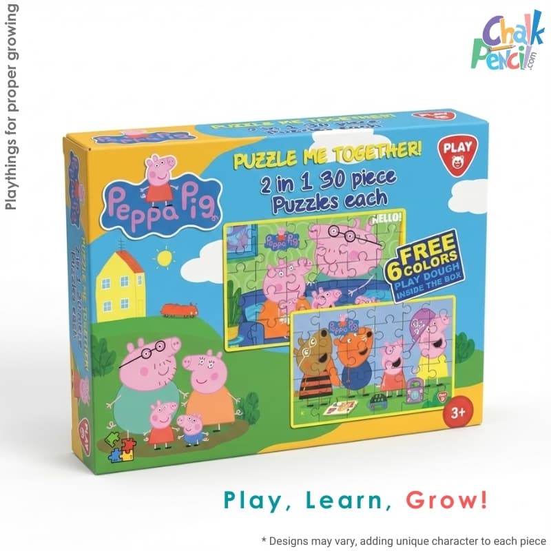 Peppa Pig 2 in 1 Puzzle Box