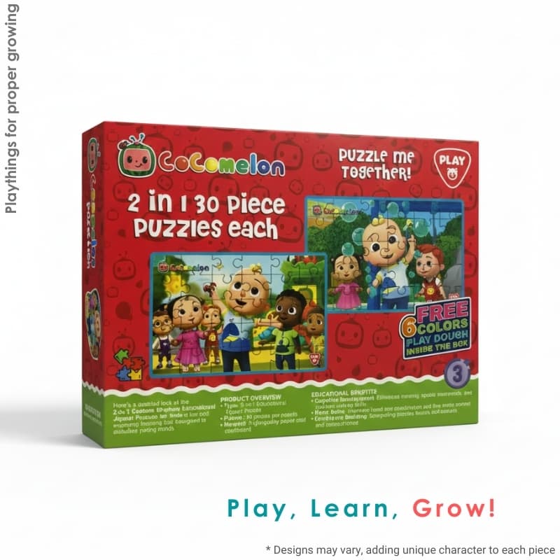 Cocomelon 2 in 1 Puzzle Box