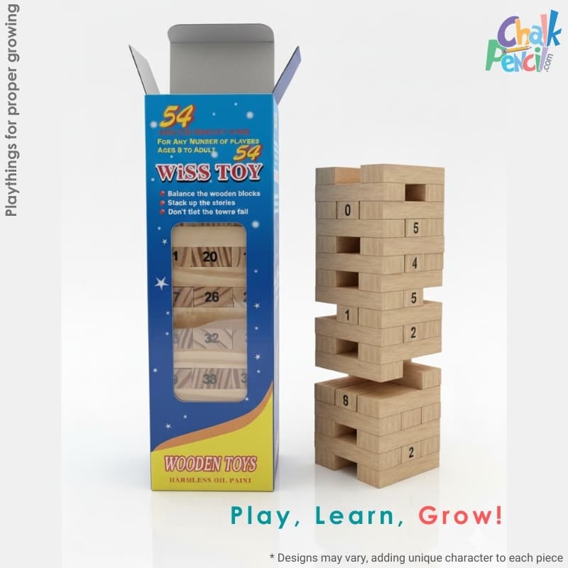 Tower Tumble Blocks Pro 54 pcs