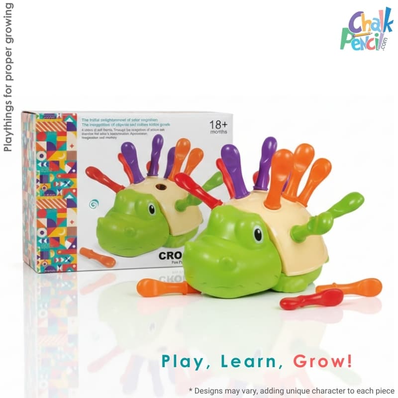 Colorful Fine Motor Skills Crocodile Toy