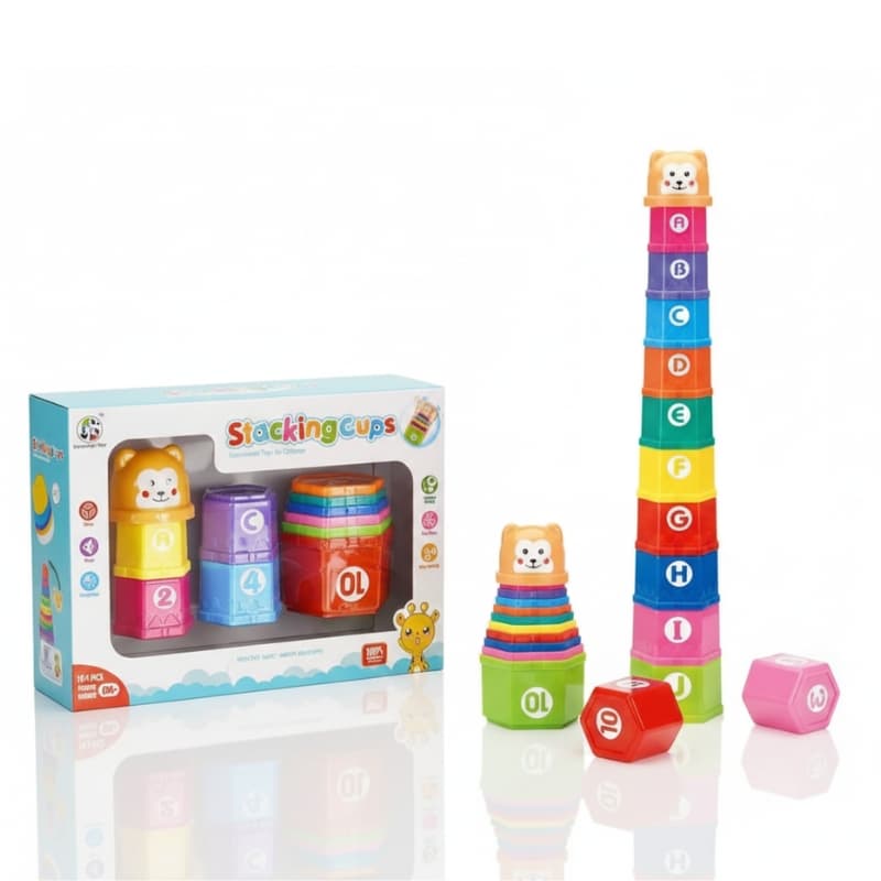 Colorful Baby Stacking Cups