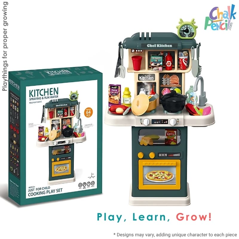 Chef Kitchen Play Set 64 pieces