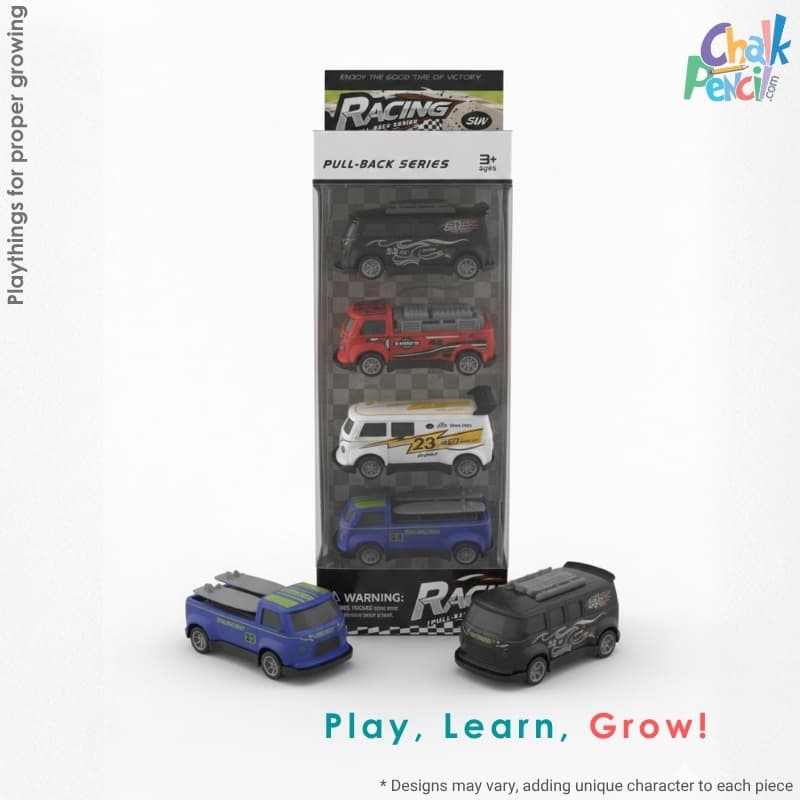 Racing Pull-Back Series Car Set - Image 1