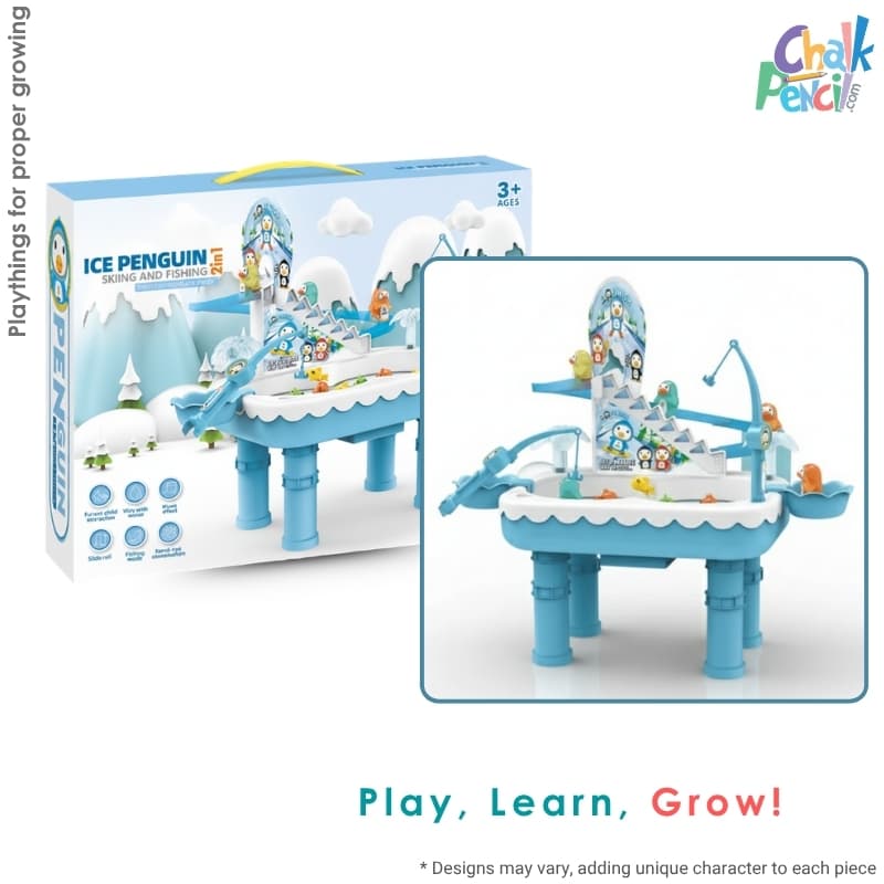 Ice Penguin 2 in 1 Skiing and Fishing
