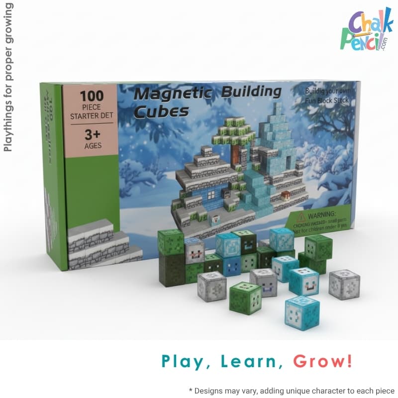 Magnetic Building Cubes 100 pcs