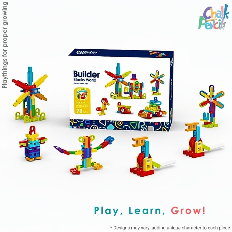DIY Builder Blocks World 78 pcs - Image 1