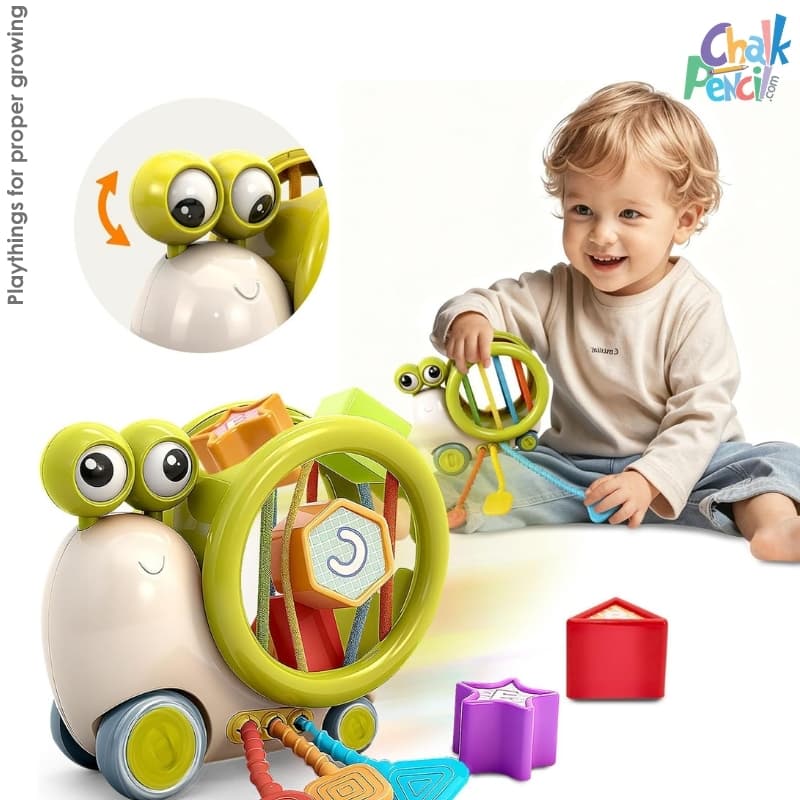 5 in 1 Montessori Sensory Snail Toy