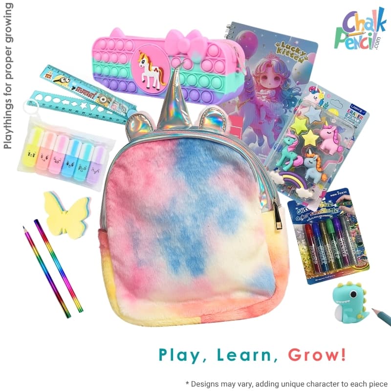 Unicorn Kids Bag Pack Set