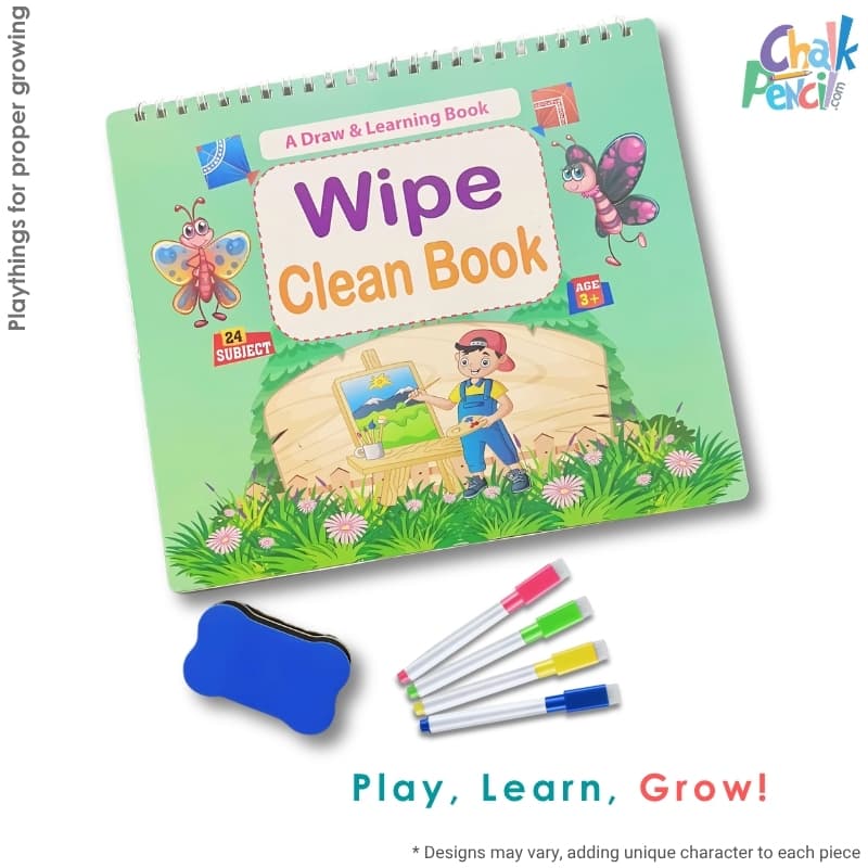 Wipe Clean Book for Kids