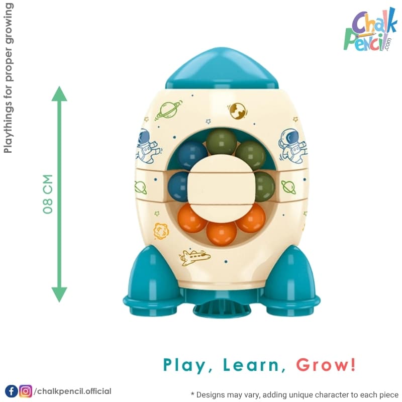 Rocket Fidget Spinner Stress Relief Puzzle - Image 1