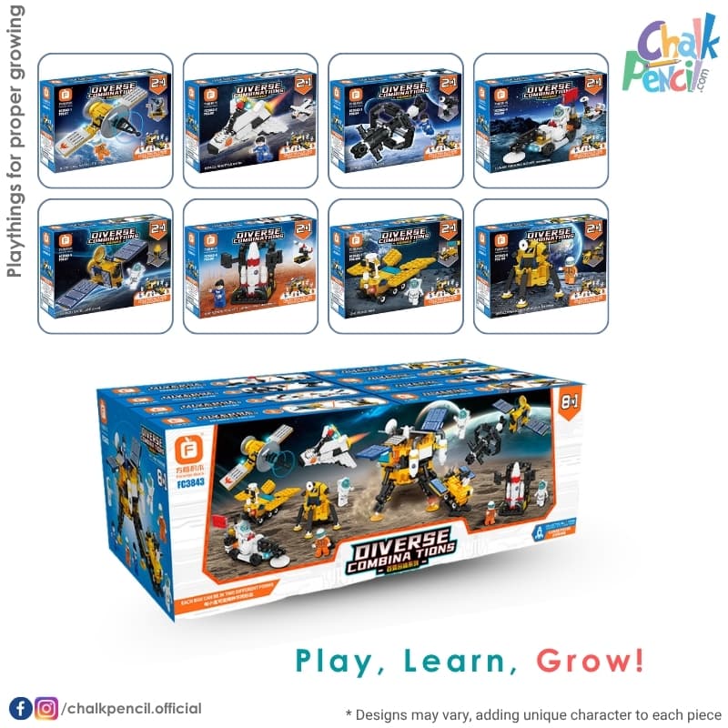 Divers Combinations Space War Set 8 in 1