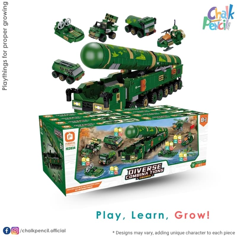 Divers Combinations War Set 8 in 1