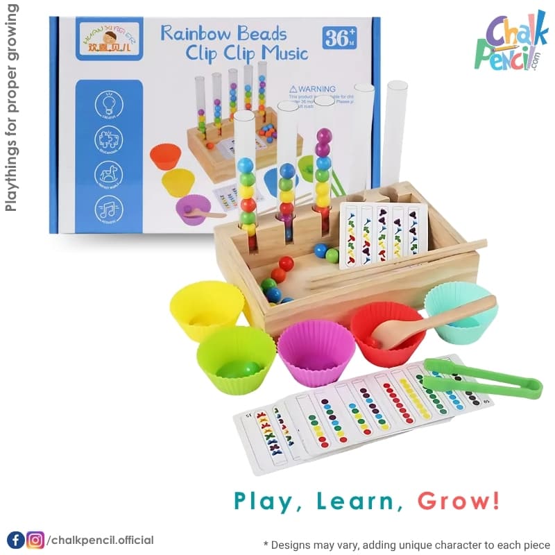 Rainbow Beads Clip Music - Image 1