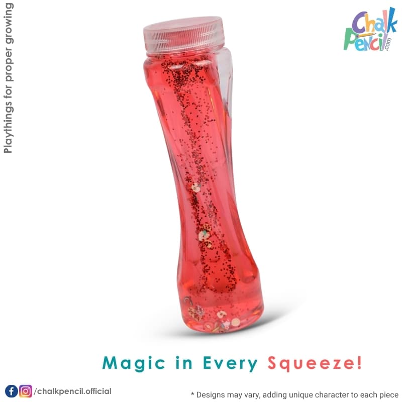 DIY Glittery Crystal Slime Bottle