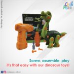 Web 3D Screw Assembled Dinosaurs