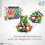 Web 3D Magnetic Sticks 63 Pcs