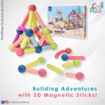Web 3D Magnetic Sticks 64 Pcs
