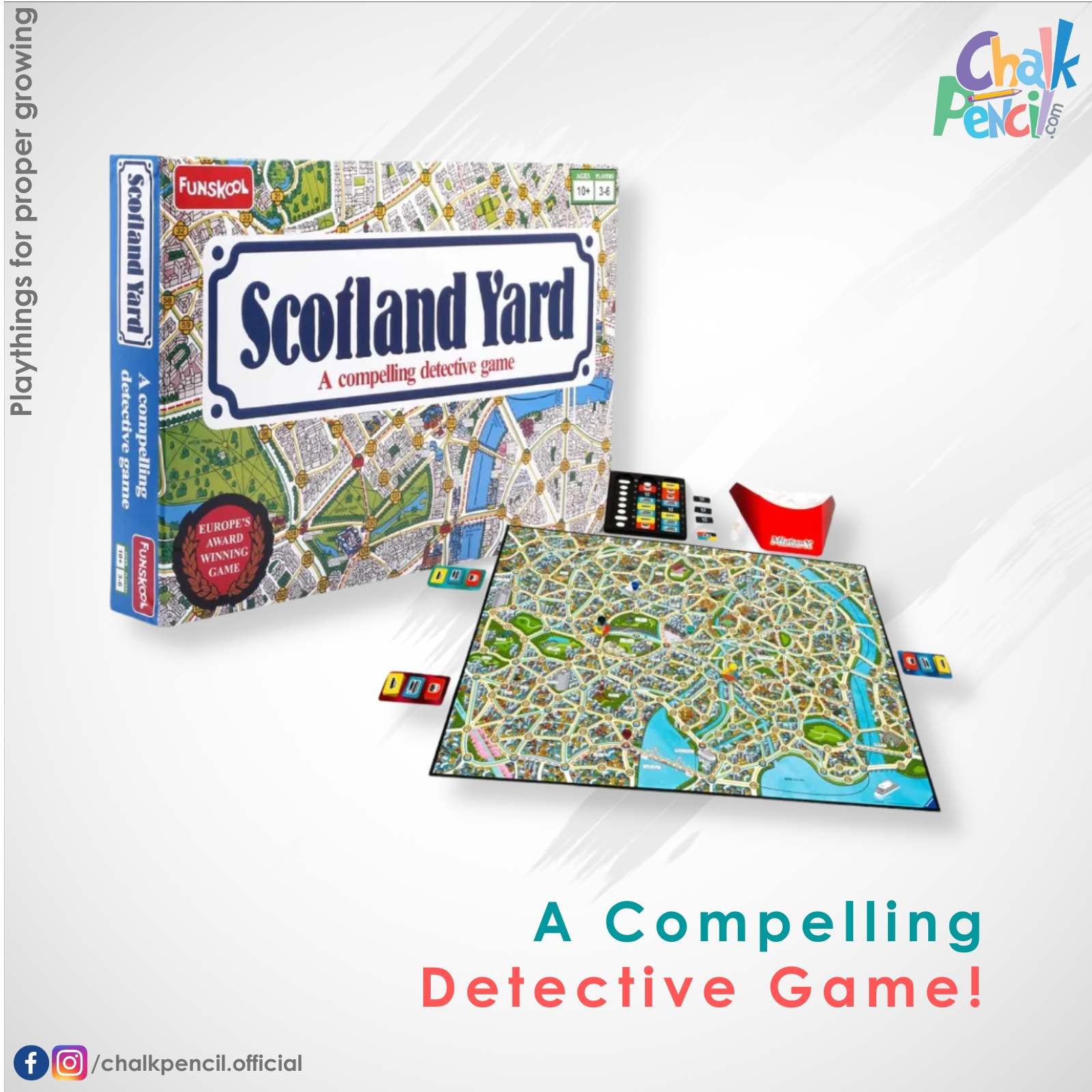 Funskool Scotland Yard Board Game