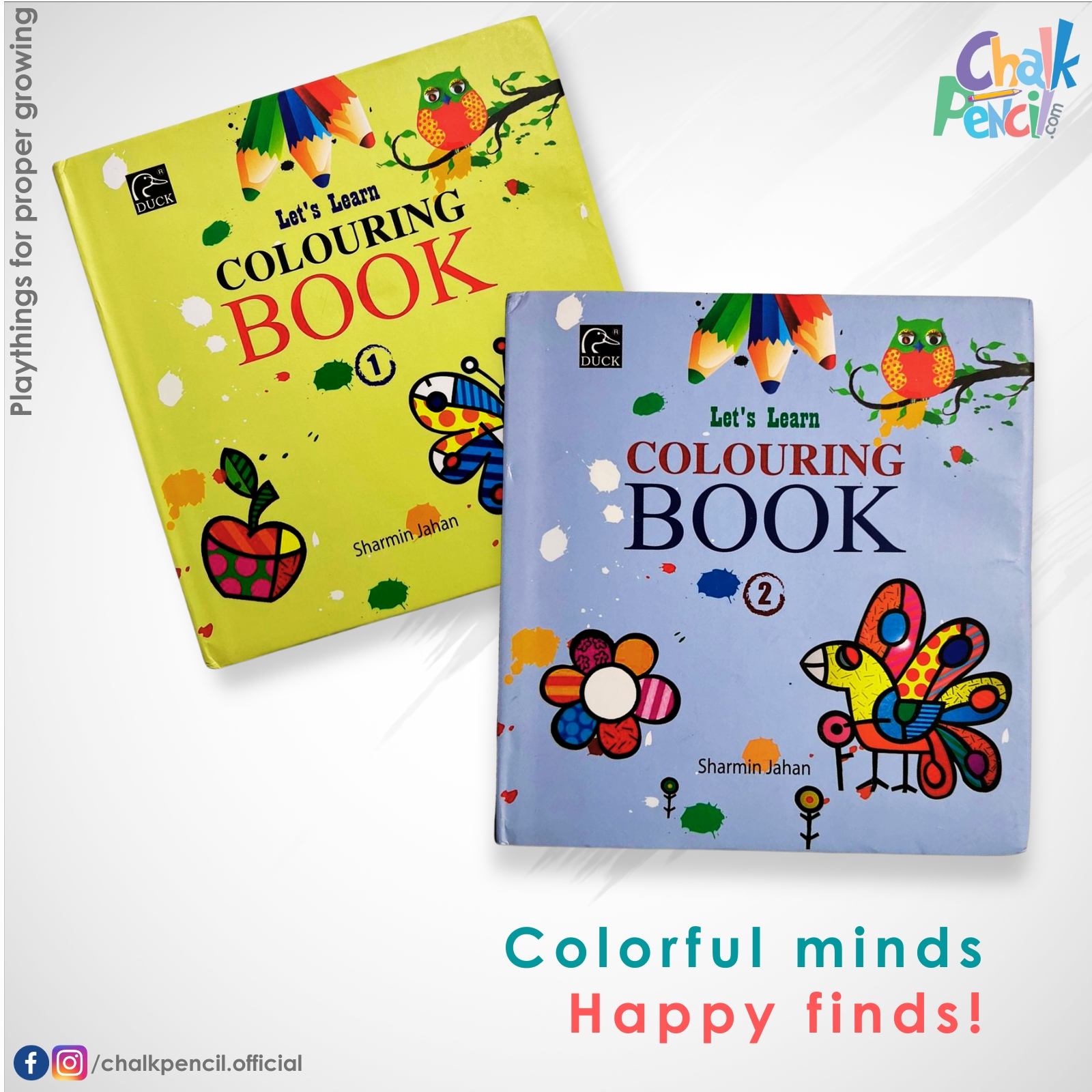 Let's Learn Colouring Book Series 1 & 2