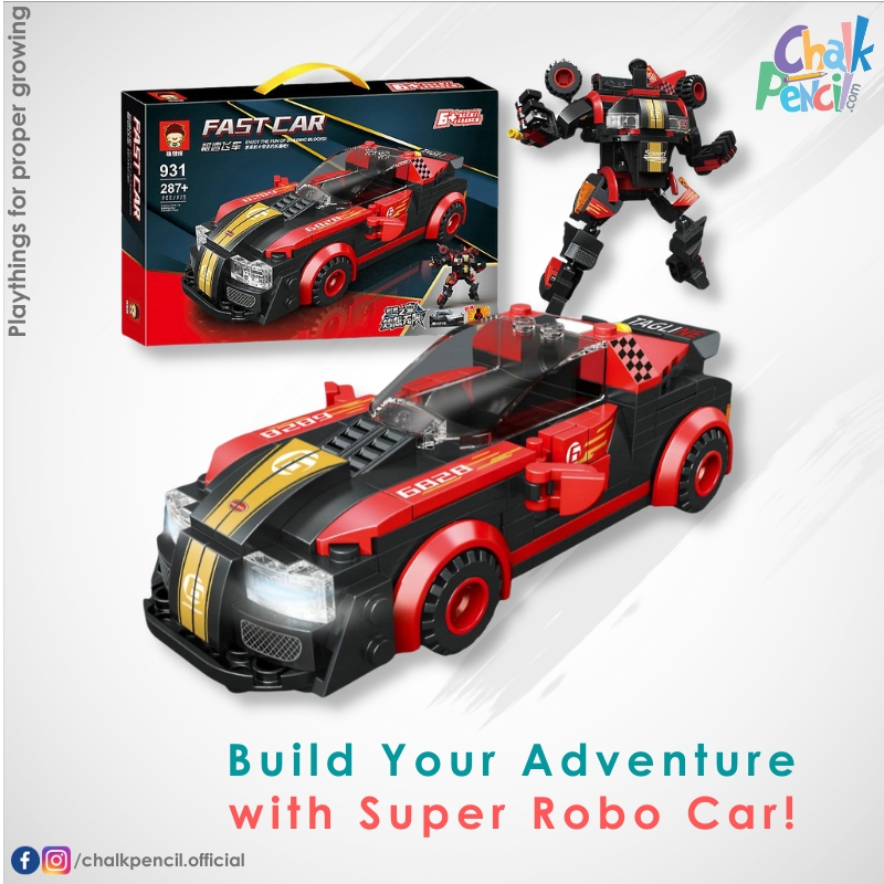 Super Robo Car Building Blocks