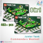 Web Tank T-86 Building Blocks Set