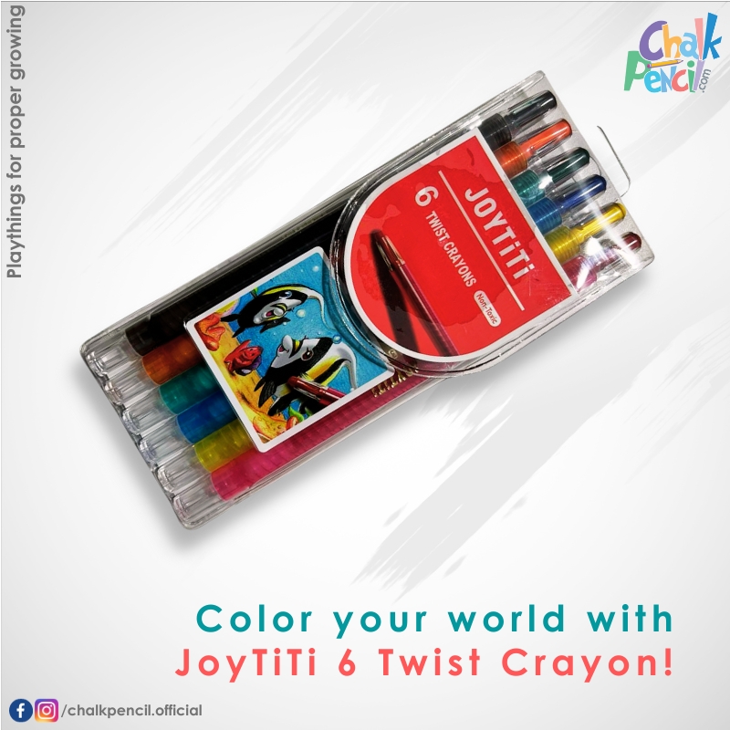 JoyTiTi 6 Twist Crayon