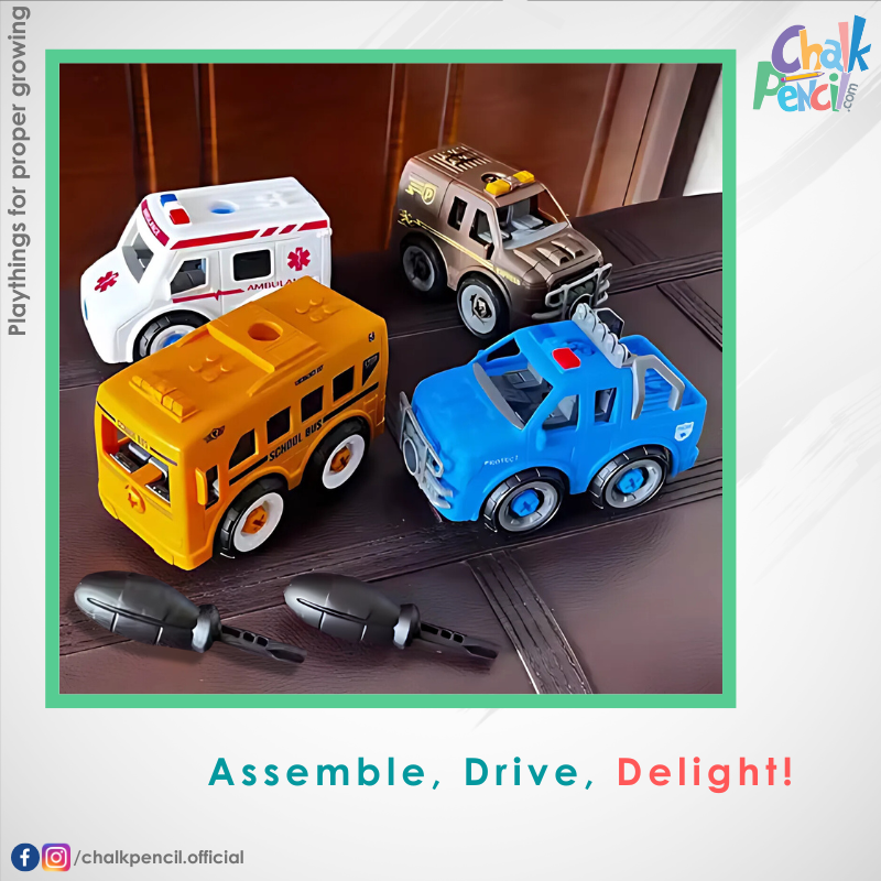 DIY Assemble Vehicles Set