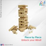 CP096 51 pcs Wooden Blocks Tower