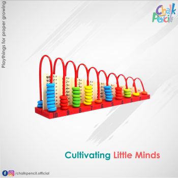 Creative Wooden Calculation Shelf Toy for Kids