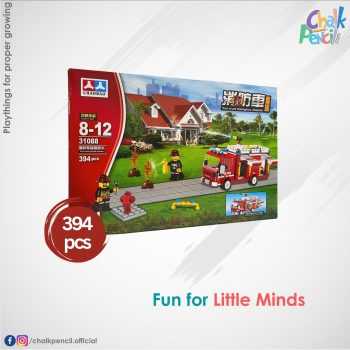 Chaobao Fire Truck Emergency Dispatch Puzzle Blocks