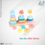 Colorful Animal Set of Pillars