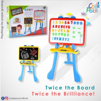 2 in 1 Magnetic Drawing Board - Study Board