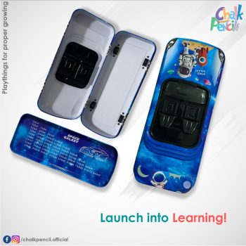 Space Galaxy Metal Car Pencil Box