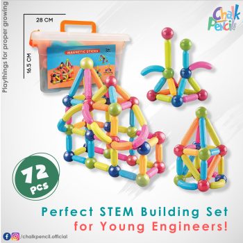3D Premium Magnetic Sticks 72 Pcs