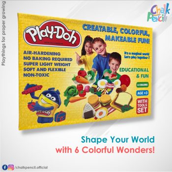 6 Color Play-Doh Educational Fun Toys