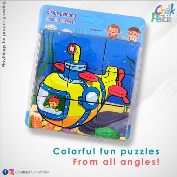 6 Side Painting Submarine Puzzle Set
