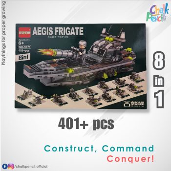 Battle Ship Building Blocks Set