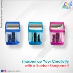 Bucket Shape Pencil Sharpener