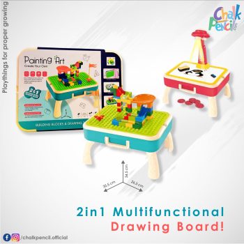 Building Blocks & Drawing Table