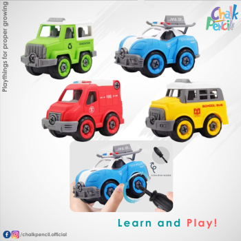 CITY Police Dissemble Car Set - Educational & Interactive Toy for Kids