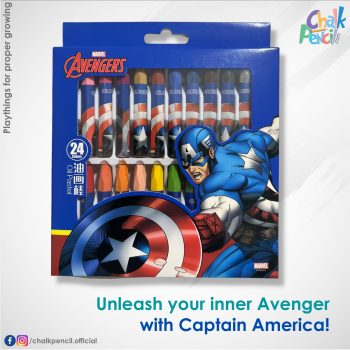 Captain America Oil Pastel Color Set