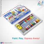 DOMS Bi-Color Wax Crayons 24 Shades