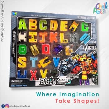 Colorful Deformable Letter Robo Wars: Playful Learning & Imaginative Battles!