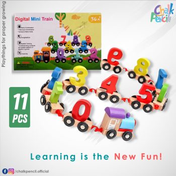 Digital Mini Train 11 pcs