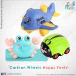 Exclusive Cartoon Friction Car Set