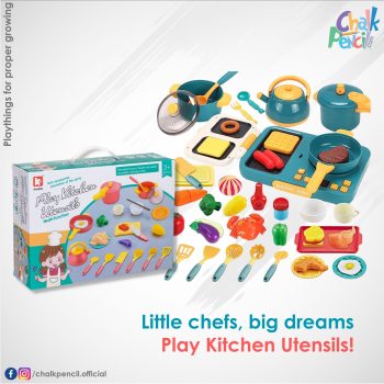 H05 38pcs Exclusive Play Kitchen Utensils