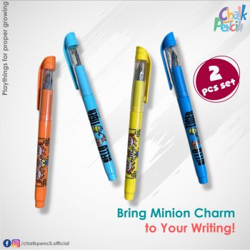 Kids Minion Fountain Pen (2pcs Set)