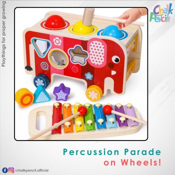 Latest 5 in 1 Elephant Percussion Car